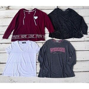 4 PC BUNDLE! Cute | Casual | Women’s Size: 0X / 1X Plus Size Tops Summer
